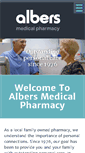 Mobile Screenshot of alberspharmacy.com